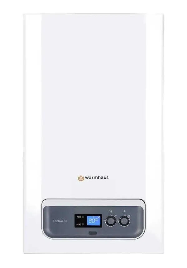 Caldera de gas de condensación Warmhaus Enerwa 24/31 instalada en Pamplona